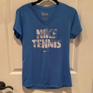 Nike Dri-FIT Blue Tennis Tee